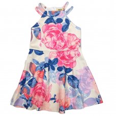 MT903: Girls Floral Dress (7-11 Years)